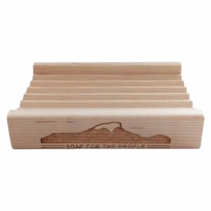 ソープディッシュ ロゴあり(両面) Soap Dish with Vermont Soap Logo