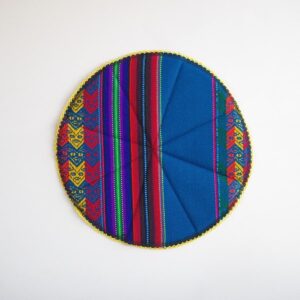 南米ペルーから　伝統柄の鍋敷き　Pot mat with traditional Andean patterns - 画像 (5)