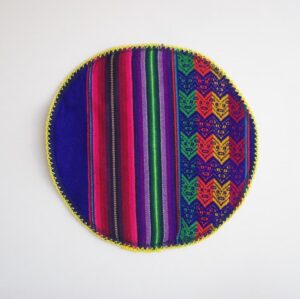 南米ペルーから　伝統柄の鍋敷き　Pot mat with traditional Andean patterns - 画像 (8)