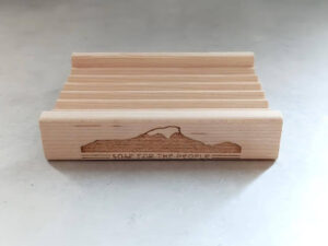 ソープディッシュ ロゴ入り Soap Dish with Vermont Soap Logo - 画像 (2)