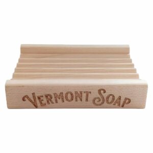 ソープディッシュ ロゴあり(片面) Soap Dish with Vermont Soap Logo