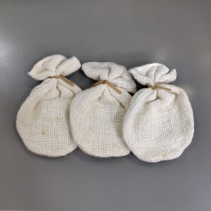 コットン100%アカスリ袋3個セット 100% Cotton Exfoliating Washcloth Bag – Set of 3
